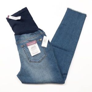 NEW Vigoss ACE high rise luxe stretch super skinny denim maternity jeans
